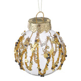 Livingandhome 25pcs Christmas baubles black gold, UK version