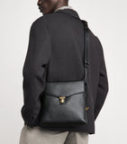 Emporio Armani cross-body bag in grained leather (British brand)