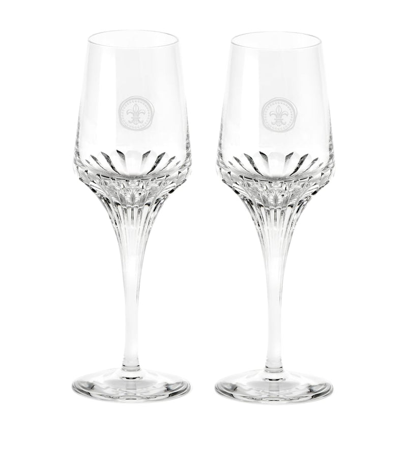Louis XIII Pillet crystal glasses set of 2, UK version