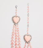 Valentino Garavani beaded layered necklace with crystals (British brand)