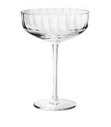 Harrods Richard Brendon Large Fluted Coupe Crystal Glass 175ml- Buy online at McGrocer
