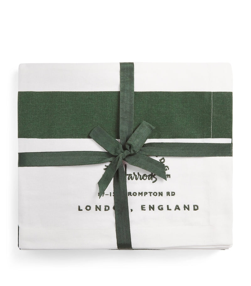 Harrods cotton stripe tablecloth, UK version