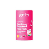 Superdrug Grin Ultra Smooth Raspberry Floss Picks 80pk Canister- Buy online at McGrocer