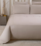 Frette Lush Ajour duvet cover 260x240cm cotton sateen, imported from the UK