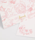 Harrods toile notelets and envelopes set of 8, UK version