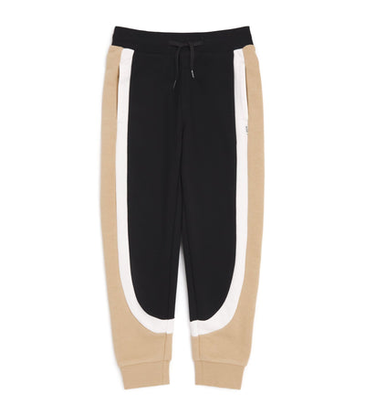 BOSS Kidswear Pantalon de survêtement rayé en mélange de coton pour enfant 4-16 ans