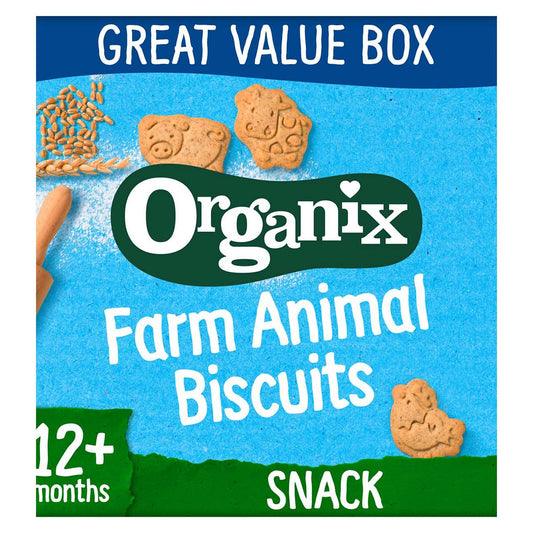 Organix Farm Animal Organic Toddler Snack Biscuits 100g GOODS Boots   