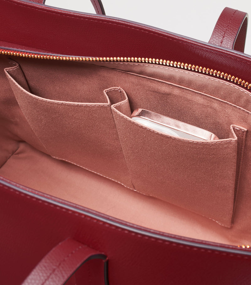 Aspinal Of London East West leather tote bag - British product