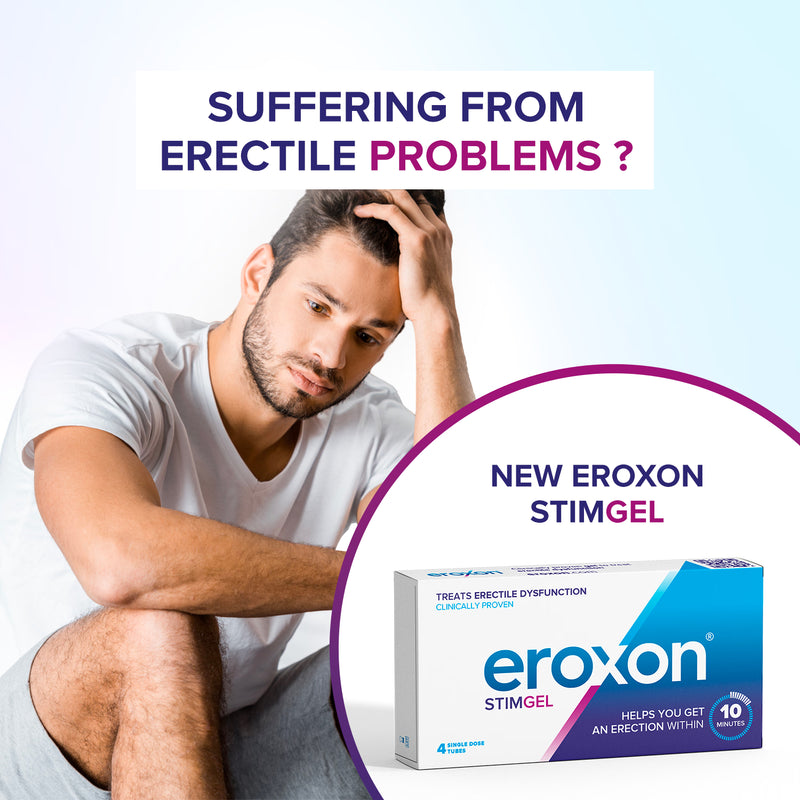 Eroxon erectile dysfunction treatment gel single-dose tube, UK version