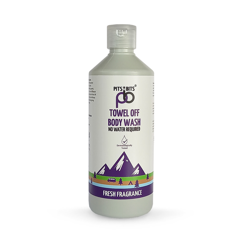 Pits & Bits no rinse body wash 500ml (British brand)