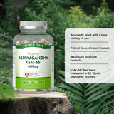Nature's Truth Ashwagandha KSM-66 600mg 60 capsules (British brand)