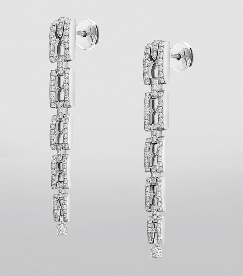 Bvlgari B.zero1 white gold diamond earrings - British product
