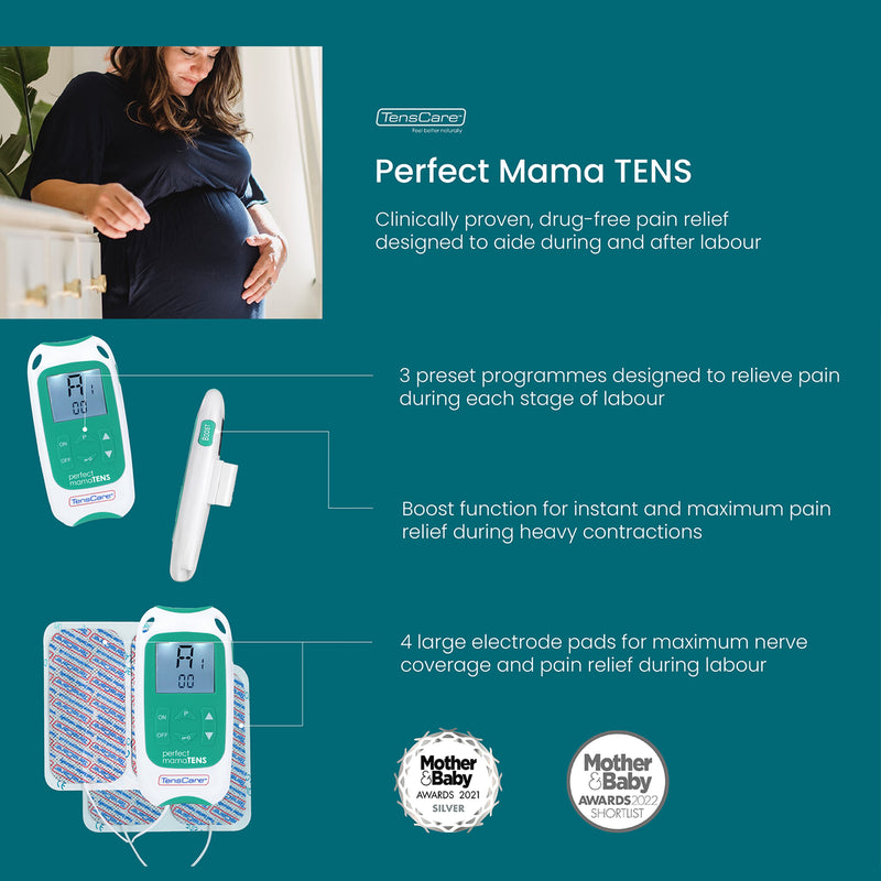 Perfect Mama TENS machine for labour pain relief, UK version