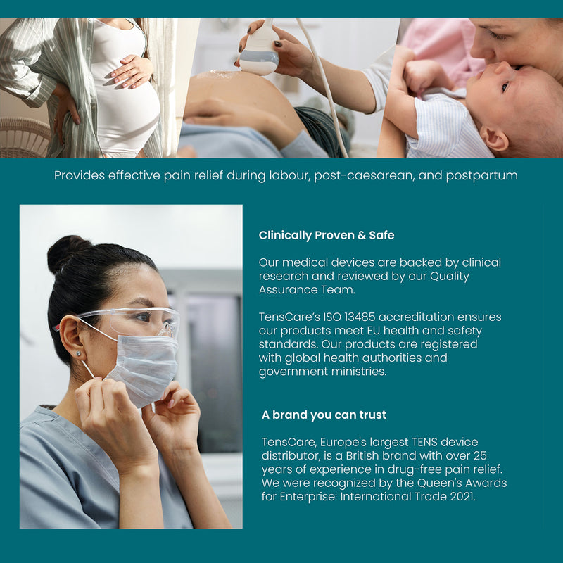 Perfect Mama TENS machine for labour pain relief, UK version