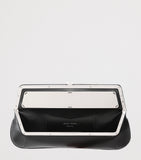Amina Muaddi Leather Ami clutch bag - British product