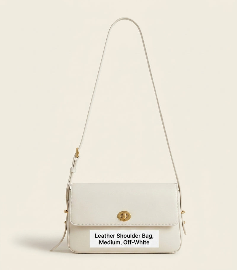 Balenciaga Le 7 calfskin shoulder bag in medium size - British product