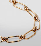 Annoushka yellow gold knuckle bold link chain necklace, UK version