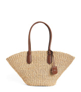 Harrods Polo Ralph Lauren Medium Raffia Tote Bag- Buy online at McGrocer