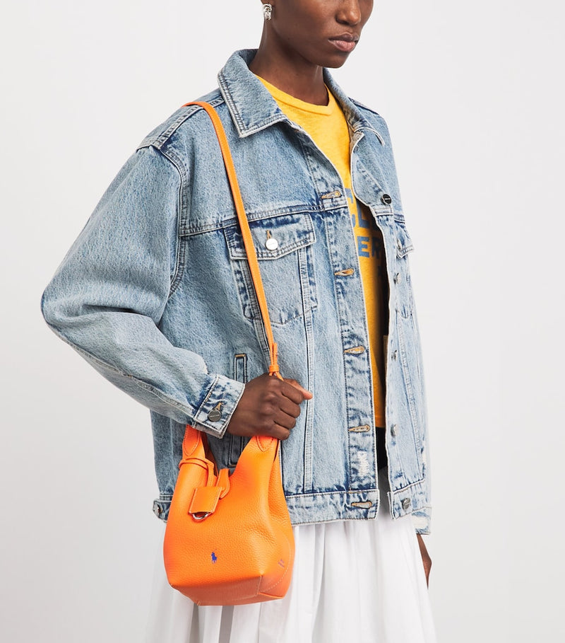 Polo Ralph Lauren small leather cross-body bag, imported from the UK