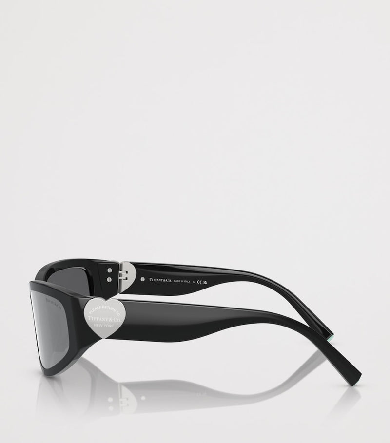 Tiffany & Co irregular acetate sunglasses, UK version