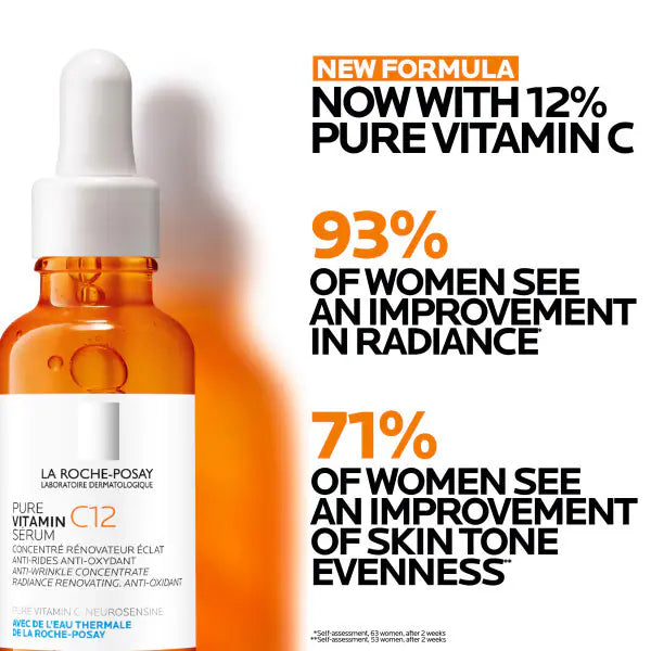 La Roche-Posay Pure Vitamin C10 serum bottle 30ml, UK version