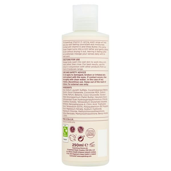 Vitamin E & Shea Body Wash 250ML GOODS Superdrug