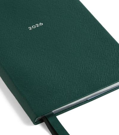Harrods Leather A5 2026 Diary with Gilt-Edged Paper and Week-to-View Layout- Buy online at McGrocer