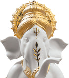 Lladró Veena Ganesha figurine H23cm, imported from the UK