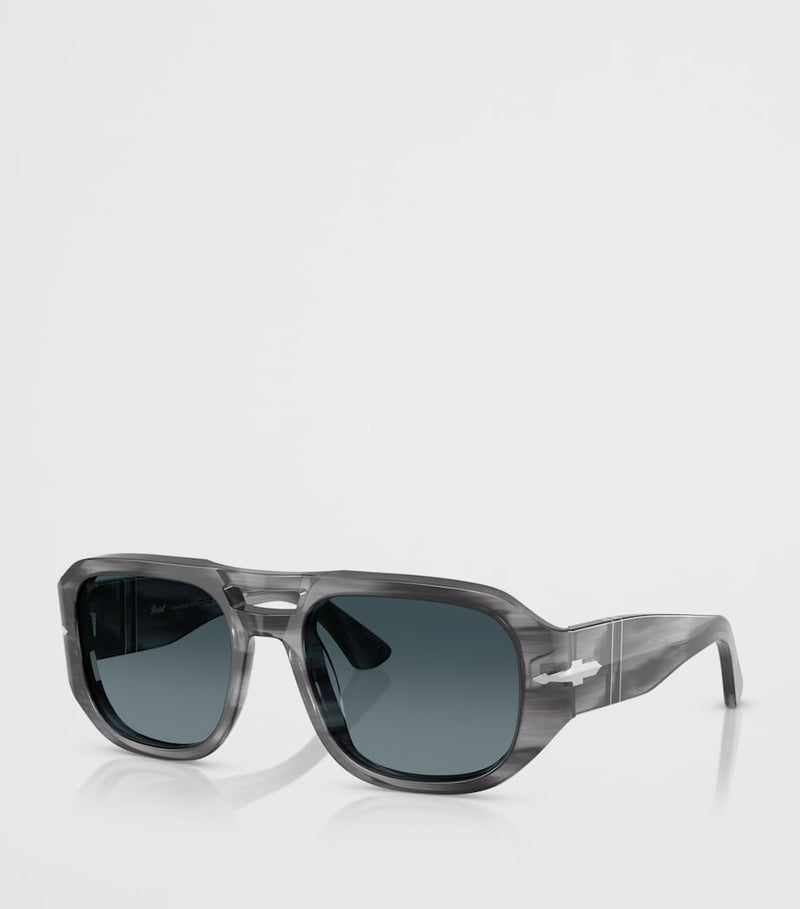 Persol Vincent Pilot acetate sunglasses, Italian design - British product