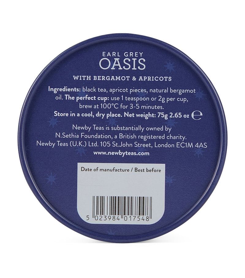 NEWBY Oasis Earl Grey loose leaf tea 75g - British product
