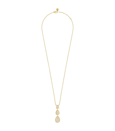Harrods Boucheron Yellow Gold and Diamond Serpent Bohème Three Motifs Necklace- Buy online at McGrocer