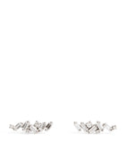 Suzanne Kalan white gold diamond Frenzy stud earrings (British brand)
