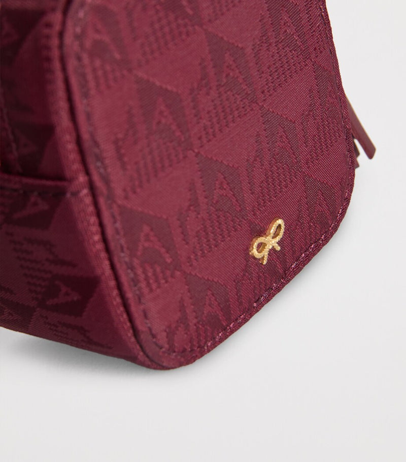 Anya Hindmarch Jacquard Logo Earphones Case