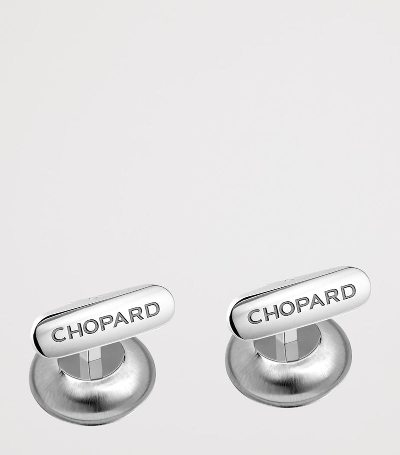 Chopard stainless steel L.U.C. cufflinks 1.5cm, UK version