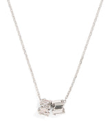 Harrods Suzanne Kalan White Gold and Diamond Infinite Roundel Pendant Necklace- Buy online at McGrocer
