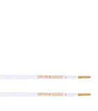 Golden Goose logo print shoe laces accessory - British product