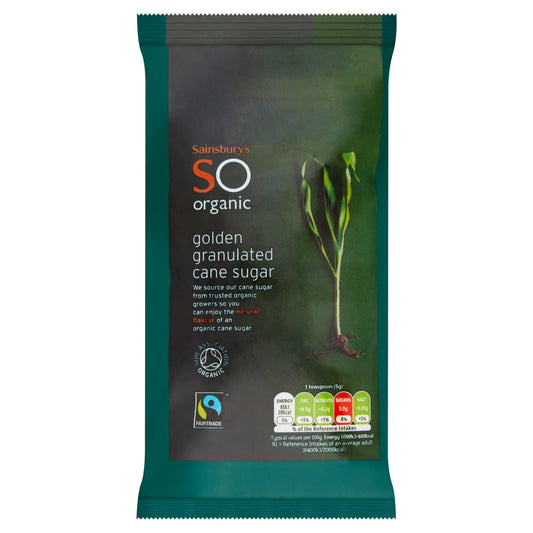 Sainsbury's Fairtrade Cane Sugar, SO Organic 500g