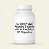 Holland & Barrett Holland & Barrett Friendly Bacteria 50 Billion Digestive Probiotic 30 Capsules- Buy online at McGrocer