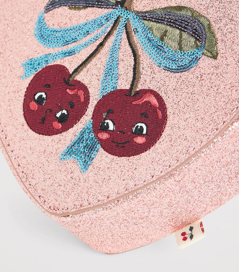 Konges Sløjd sequinned heart shoulder bag - British product