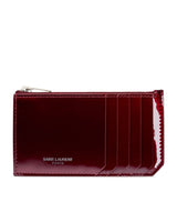 Harrods Saint Laurent Patent Leather Zipped Coin and Card Holder- Buy online at McGrocer