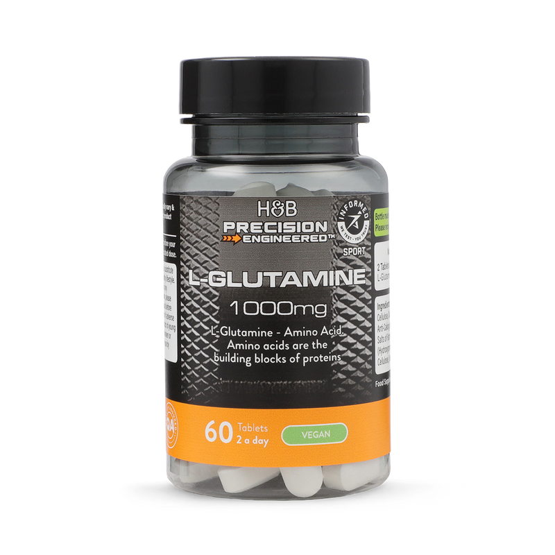 Precision Engineered L-Glutamine supplement 1000mg 60 tablets - British product