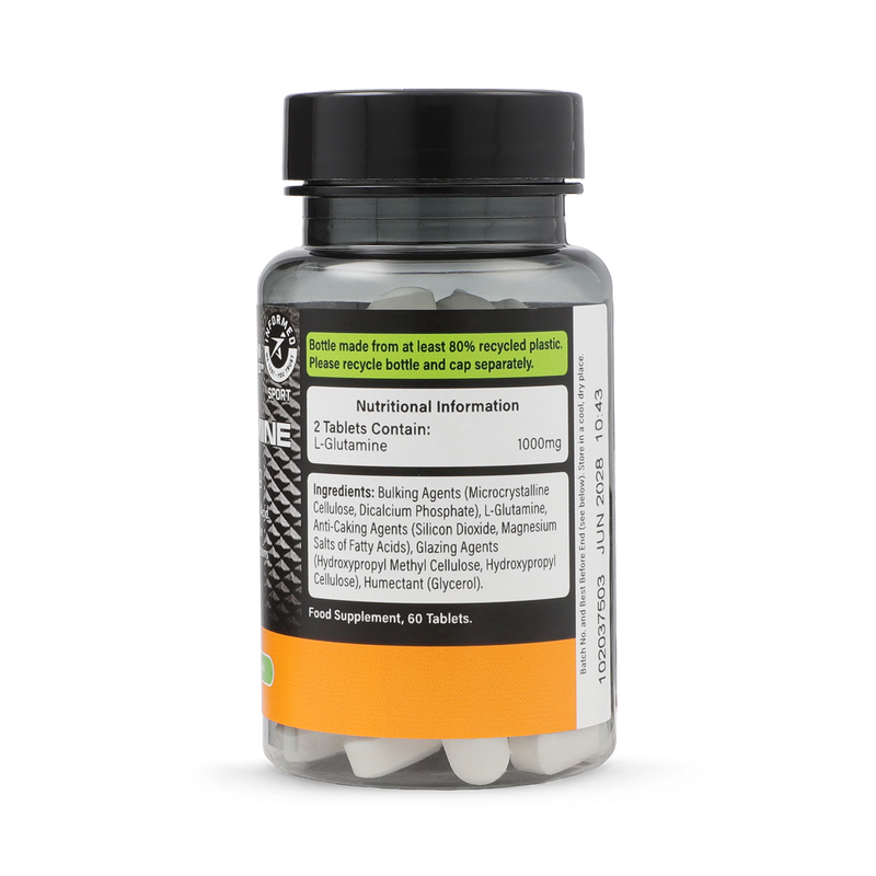 Precision Engineered L-Glutamine supplement 1000mg 60 tablets - British product