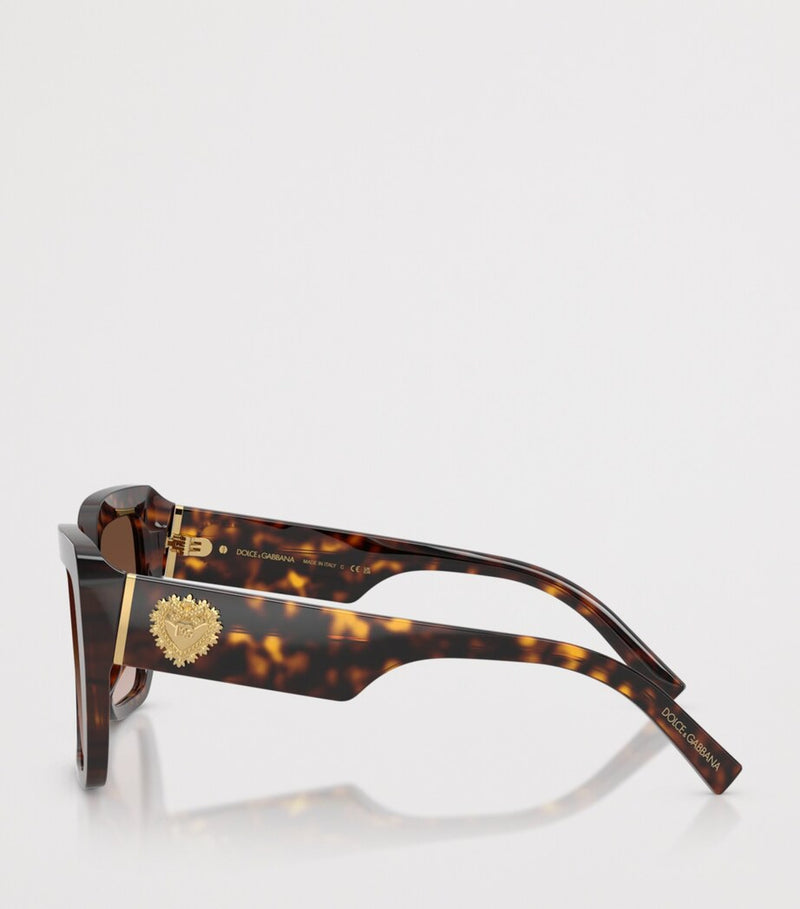 Dolce&Gabbana tortoise square cat-eye sunglasses Italian luxury - British product
