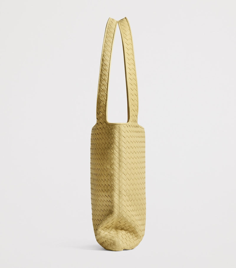 Bottega Veneta Small Leather Veneto Tote Bag, imported from the UK