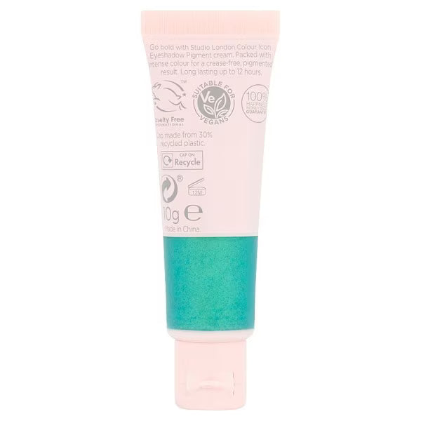 Studio London eyeshadow pigment Emerald Mermaid (British brand)