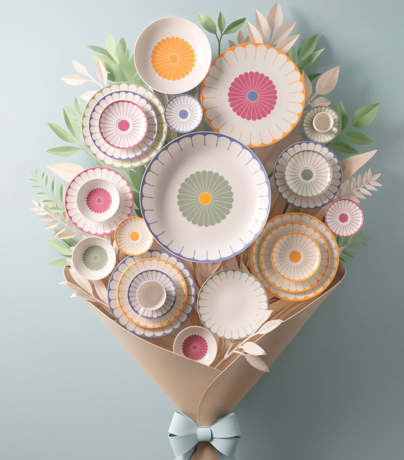Villeroy & Boch porcelain Fleur salad bowl 24cm (British brand)