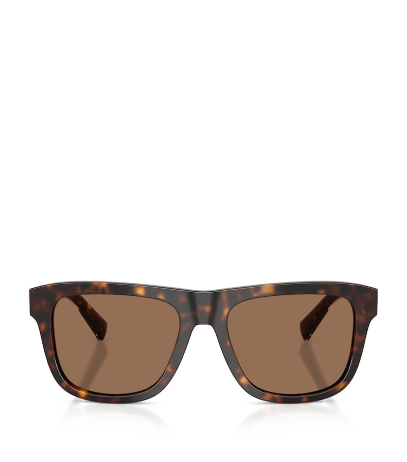 Dolce&Gabbana square acetate sunglasses tortoiseshell, imported from the UK