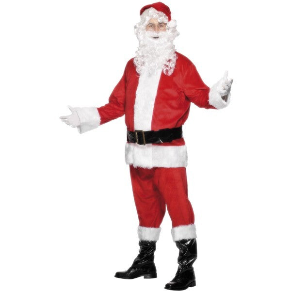 Smiffys deluxe Santa costume with beard (British brand)