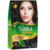 Dabur Henna permanent hair color jet black (British brand)