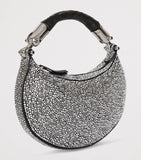 Balmain mini embellished suede handbag - British product